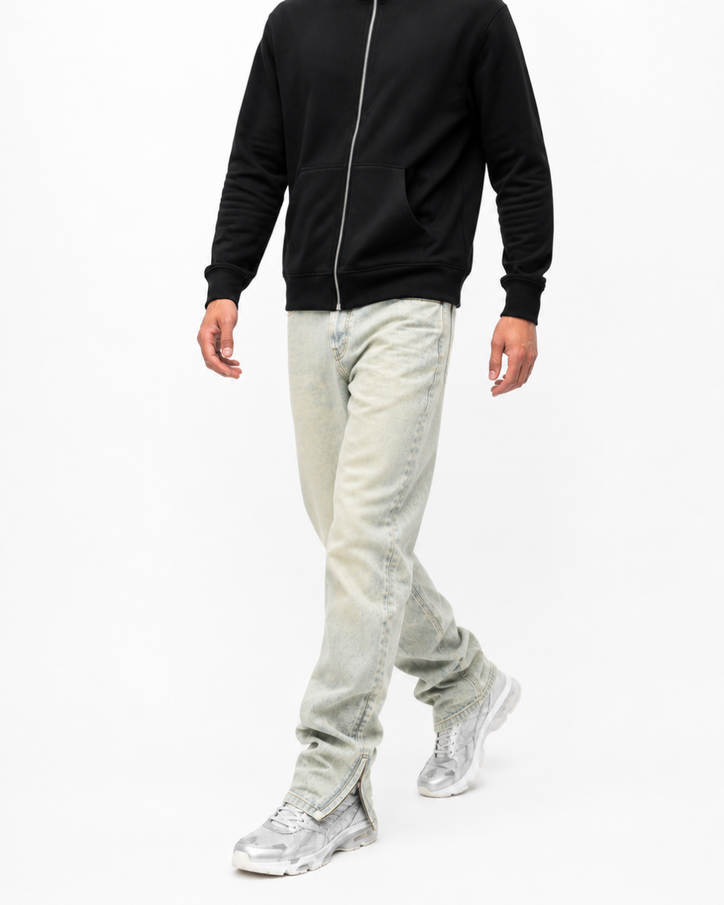 Distressed Flared Jeans