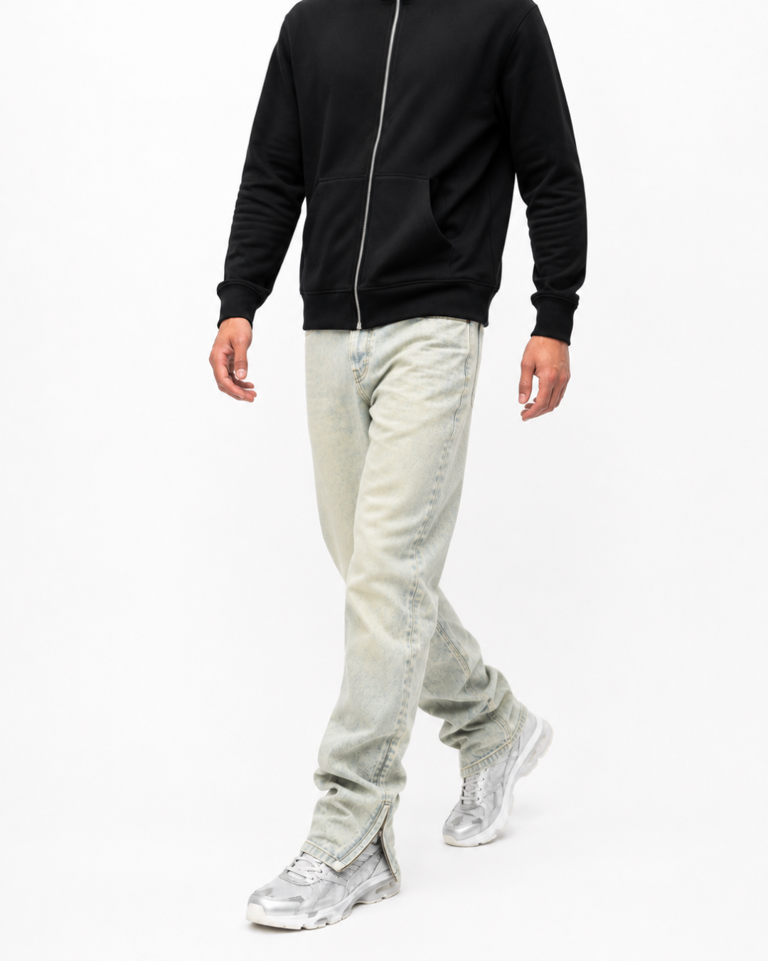 Distressed Flared Jeans