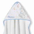 Personalised Baby Bath Cape 0-3 Years Towel 100% Cotton