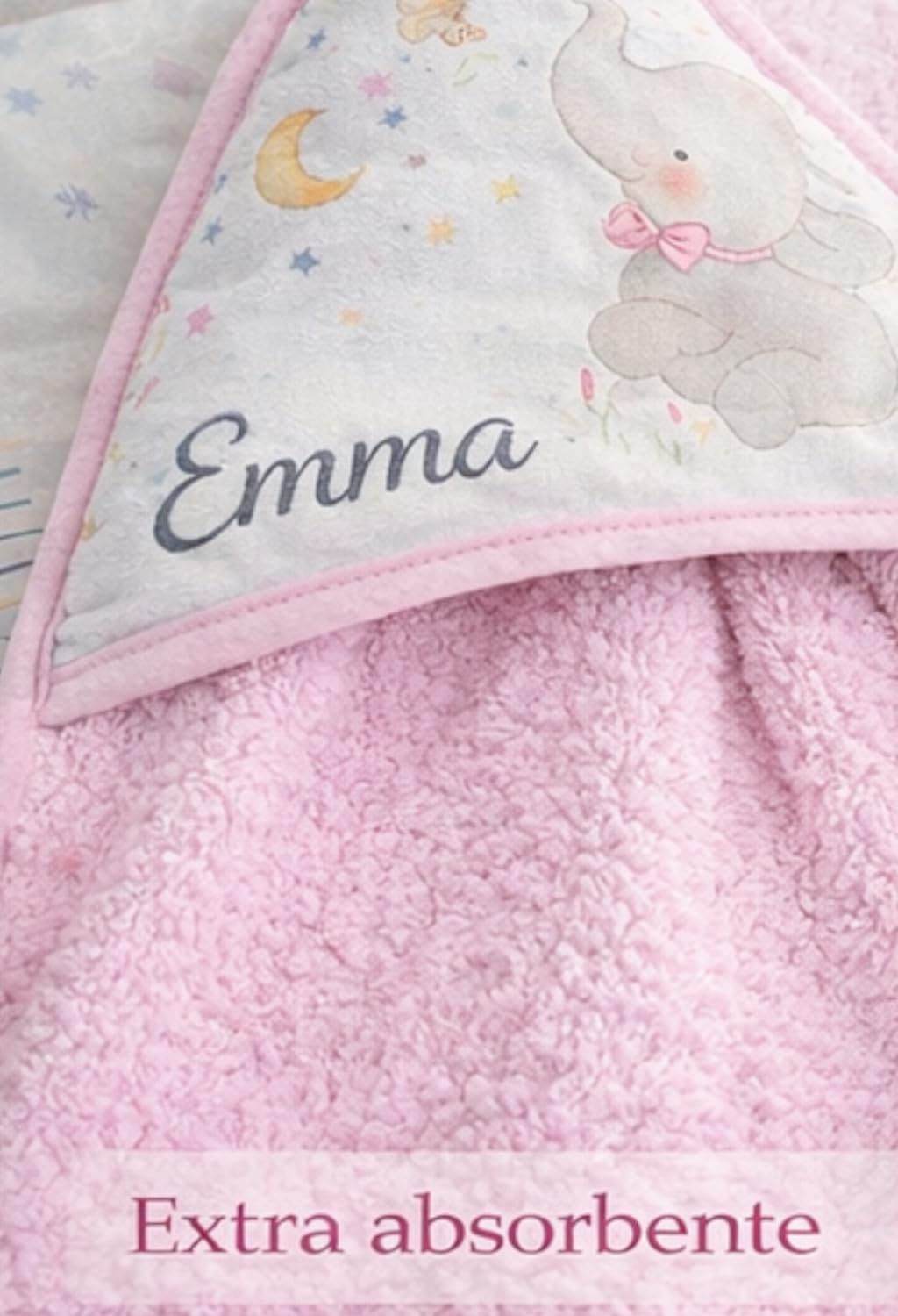 Personalised Baby Bath Cape 0-3 Years Towel 100% Cotton
