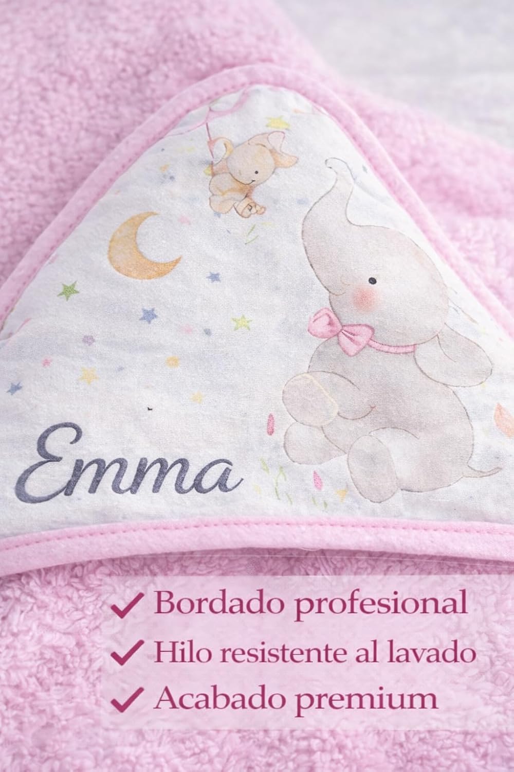 Personalised Baby Bath Cape 0-3 Years Towel 100% Cotton