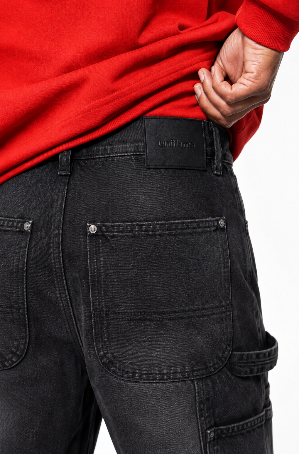 Blackout Unifrm Flared Jean