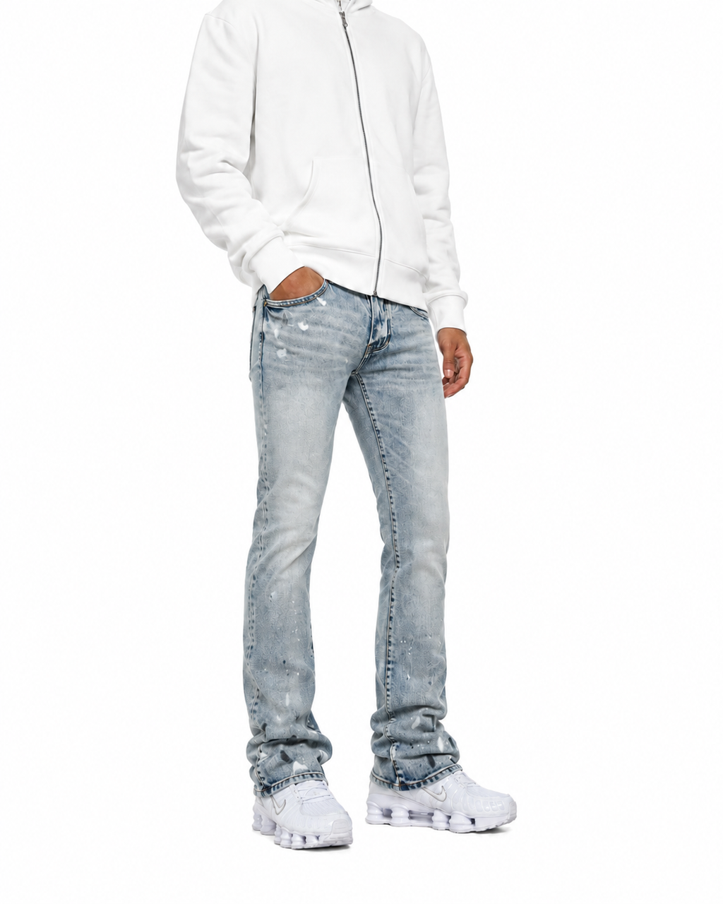 Glacier Unifrm Flared Jean