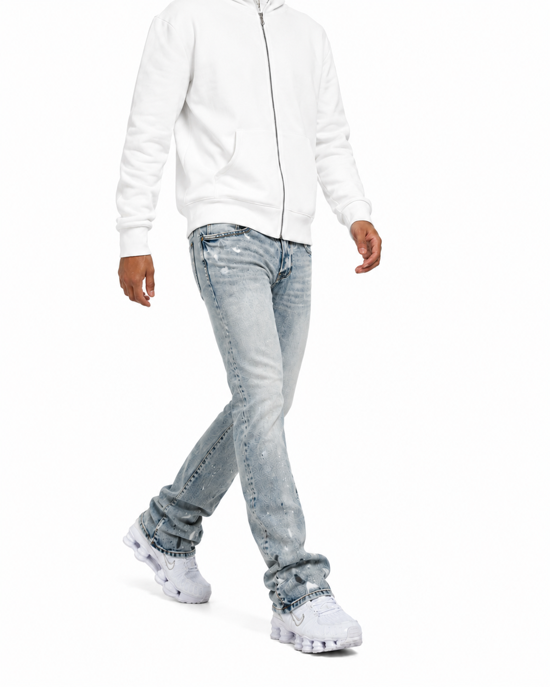 Glacier Unifrm Flared Jean