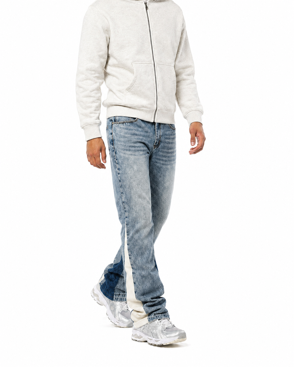 Triple Unifrm Flared Jean