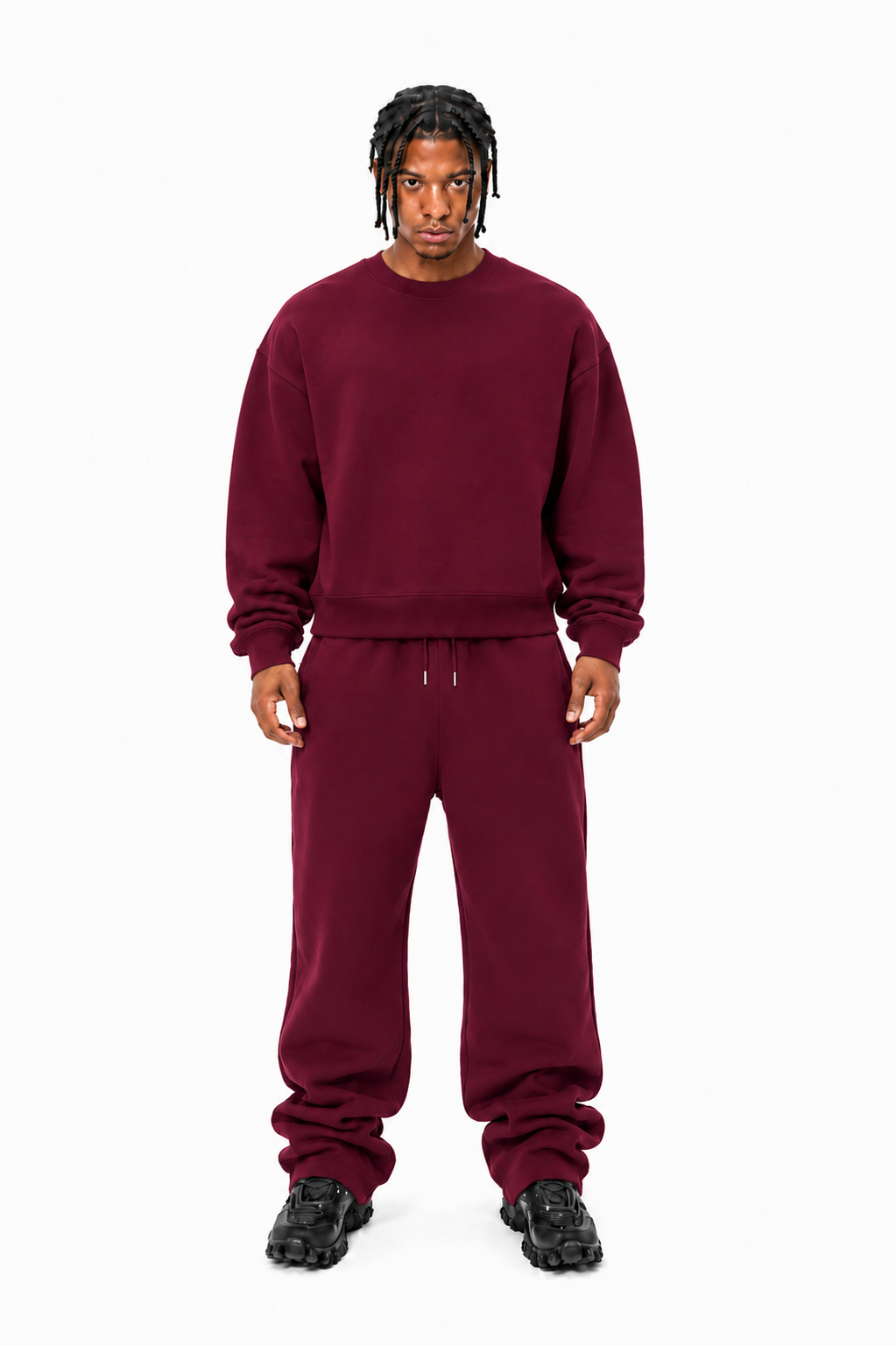 400 GSM "Wine Red" Unifrm Basic Sweatshirt