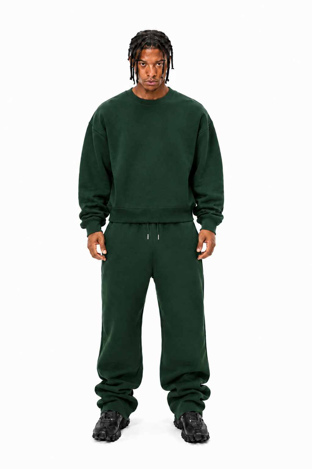 400 GSM "Dark Green" Unifrm Basic Sweatshirt