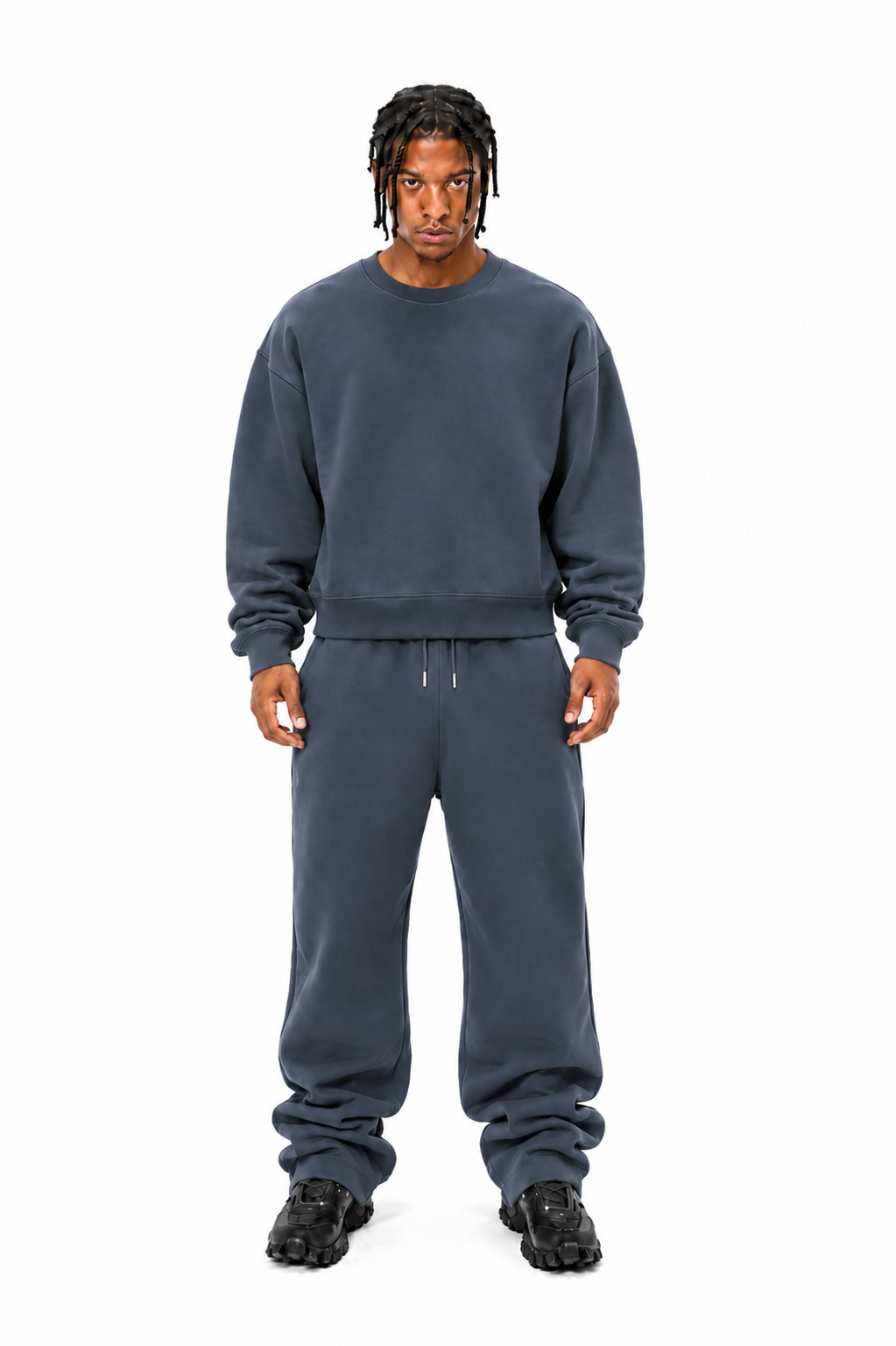 400 GSM "Grey Blue" Unifrm Basic Sweatshirt