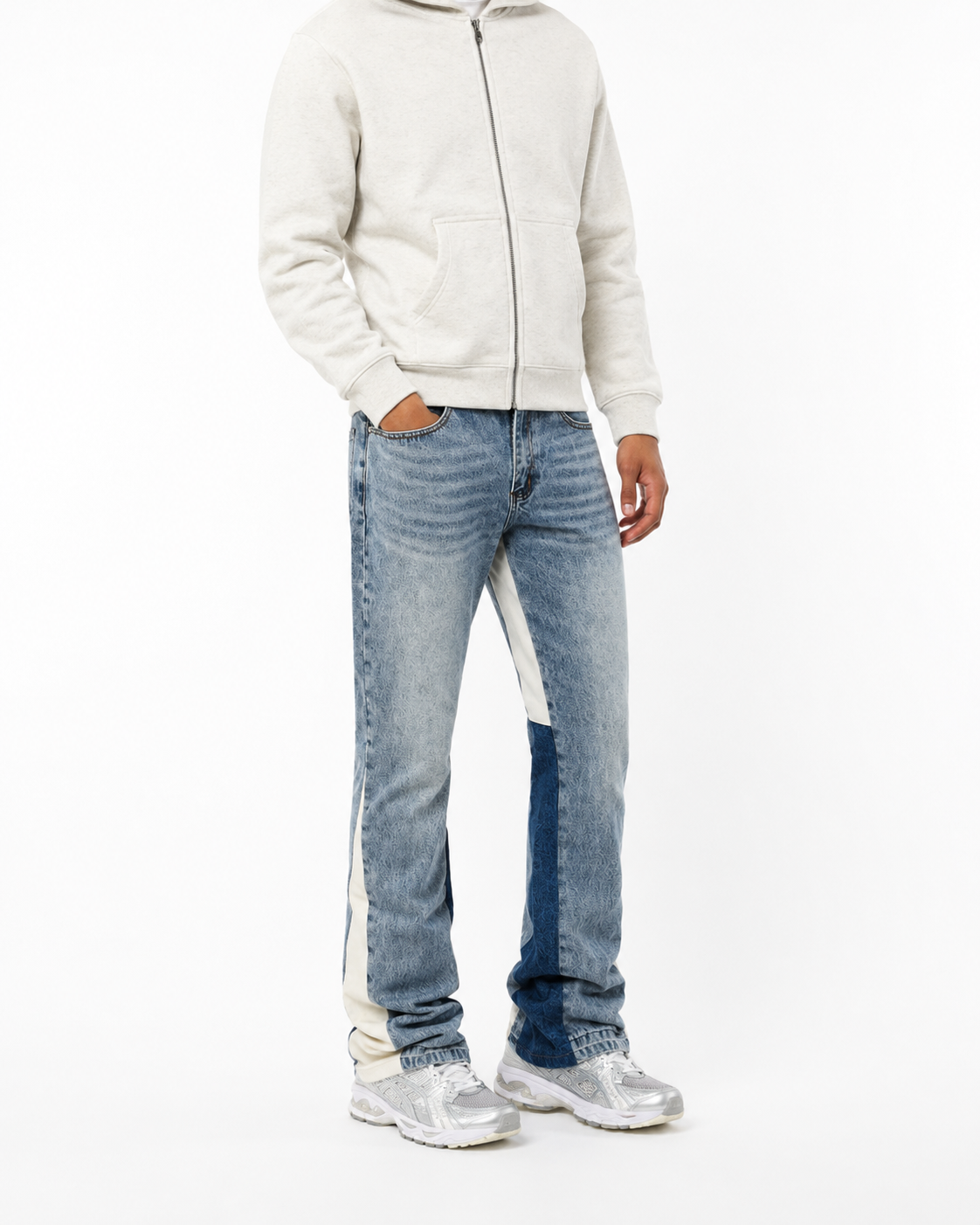 Triple Unifrm Flared Jean