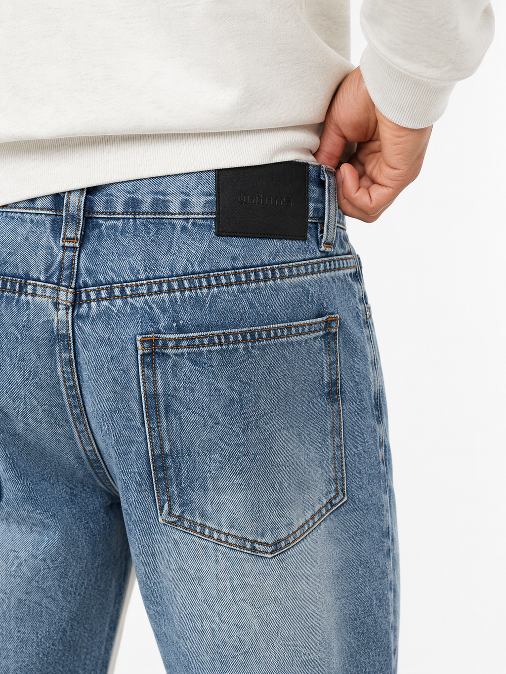 Triple Unifrm Flared Jean
