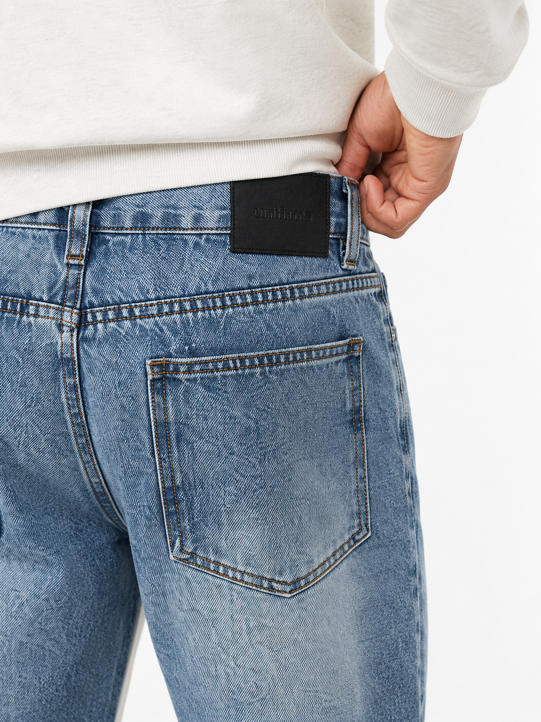 Triple Unifrm Flared Jean