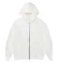 400 GSM "White" Zip-Up Hoodie
