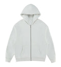400 GSM "Silver Gray" Zip-Up Hoodie