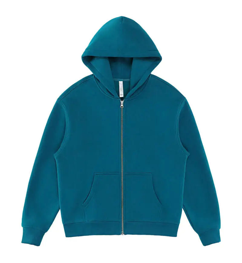 400 GSM "Balen Green" Zip-Up Hoodie