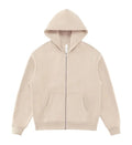 400 GSM "Khaki" Zip-Up Hoodie