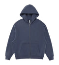 400 GSM "Grey Blue" Zip-Up Hoodie