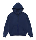 400 GSM "Navy Blue" Zip-Up Hoodie