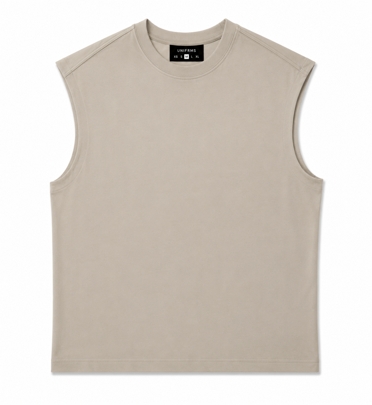 270 GSM "Shallow Khaki" Tank Top